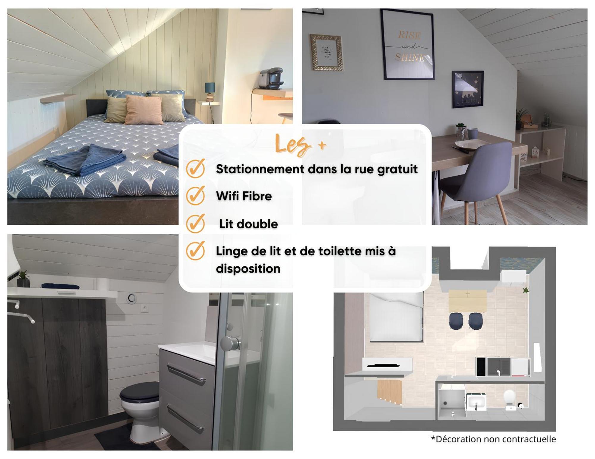 Studio Miraumont, Stationnement Gratuit, 5Min Gare Leilighet Amiens Eksteriør bilde